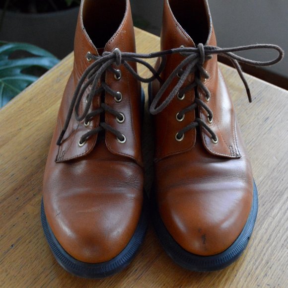 Dr Martens Emmeline Oak Leather Boots Doc Martens Women’s Size US 9 - Picture 3 of 6